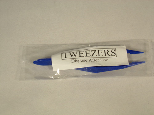 Tweezers, Plastic Single Use - Individually wrapped